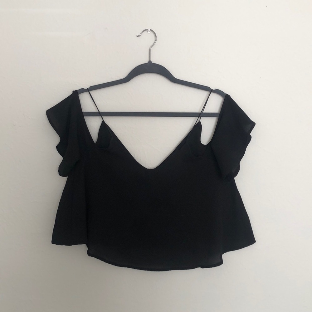 Off the shoulder crop top